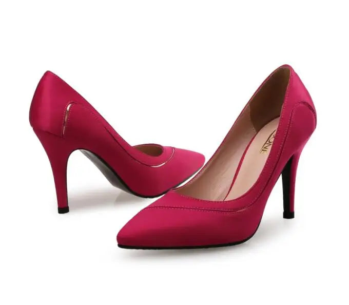 Spring Ladies shoes High heels Pumps women shoes Block high shoes female