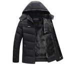 Men Parka Thick Winter Coat Warm Hooded Windpoof Outwear Men Clothing