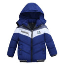 Kids Baby Outerwear Thick Warm Children Down Jacket Children Long Sleeve Hooded Jackets For Boys