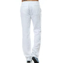 Summer Linen Pants Men Loose Fit Breathable Linen Causal Straight Pants Lightweight Male Trousers