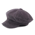Purple corduroy cap on a white background, Obroi