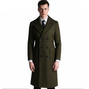Men Winter Jacket Wool British Style Men Longer Section Woolen Coats Men Jackets Outerwear Warm