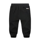 Men's Length Pants Solid Casual Stretch Cropped Pants Men Jogging Pants