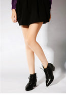 Leather Women Winter Boots woman Boots short plush insole zipper shoes