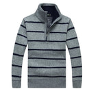 Men striped Sweater Men Cashmere Wool Sweaters Warm Men Pullover Coat Outerwear Mens Sweaters Pullovers