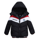 Kids Baby Outerwear Thick Warm Children Down Jacket Children Long Sleeve Hooded Jackets For Boys