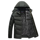 Men Parka Thick Winter Coat Warm Hooded Windpoof Outwear Men Clothing