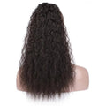 Drawstring Clips In Hairpiece Ponytail Kinky Water Curly Hair Extensions For Women