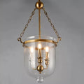 Classical Loft LED Pendant Lights Iron Chain Gold Lamp Body Dinner room Lamp Parlor Bedroom Vintage Pendant Lamp 3 Bulbs 90-260V