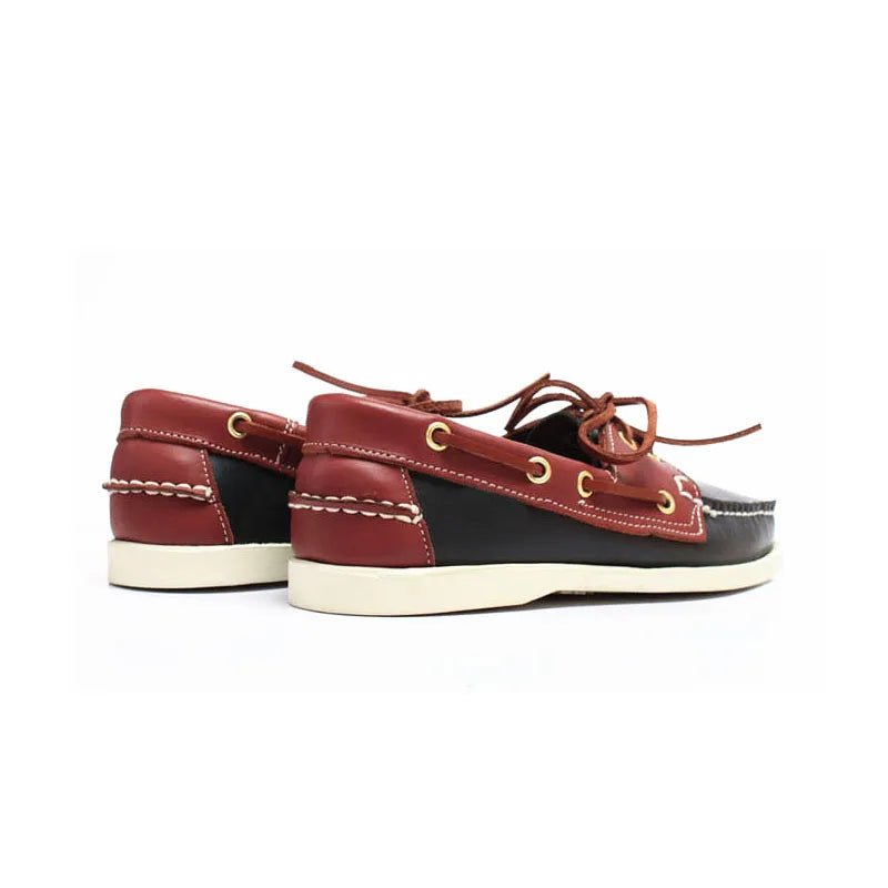 British Classic Boat Shoes Men Lace Up Casual Flats Genuine Leather Shoes Breathable