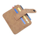 Thin Credit Card Holder Wallet Designer Male Nubuck Leather Slim For Man