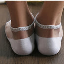 Summer Men Cotton Glass No Show Socks Male Thin Casual Ice Silk Cool Sox Teen Soft Stealth Short