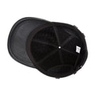 Spring Winter Genuine Leather Head Protection Baseball Caps Black Plaid Embossing Adjustable Hat For Man