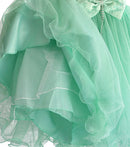 Girls Dress Pearl Collar Lace Flower Wedding Princess Dress Girls Clothes