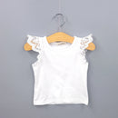 Baby Girl Overalls Summer Baby Clothing Sets Babe Girls Rompers With Cotton T Shirt Bow Suspender Shorts Infant Clothes