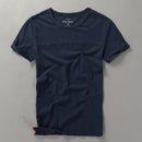 Summer t shirt men casual solid men t-shirt slim tshirt mens