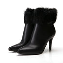 Woman Winter Boots leather ankle boots for women