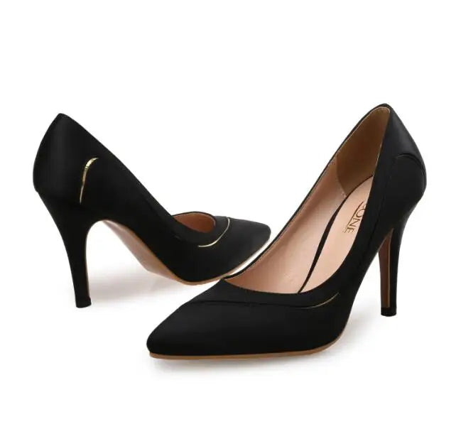 Spring Ladies shoes High heels Pumps women shoes Block high shoes female