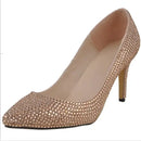 Women wedding shoes 8cm Party dress shoes woman female shoes crystal shoes