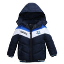 Kids Baby Outerwear Thick Warm Children Down Jacket Children Long Sleeve Hooded Jackets For Boys