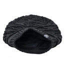 Knit fold hat thick warm beanies women winter hats Unisex Double-layer gorro plus velvet cap casual bonnet Men's  sport caps