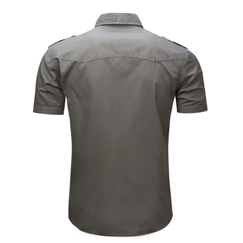 Men's Shirts Short Sleeve Oversized Summer Streetwear Casual Shirt Men Clothing