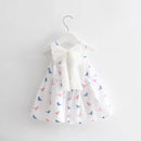 Baby Dresses Summer Toddler Baby Girl Dresses Kids Clothes with Big Bow 0-2Y