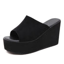 Summer Slip On Women Wedges Sandals Open Toe Ladies Casual Shoes