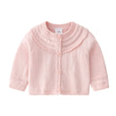 Princess Baby Girl Knitted Sweater Long Sleeve Cotton Children's Cardigan Sweater Outerwear Infant Girls Clothing