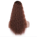 Drawstring Clips In Hairpiece Ponytail Kinky Water Curly Hair Extensions For Women