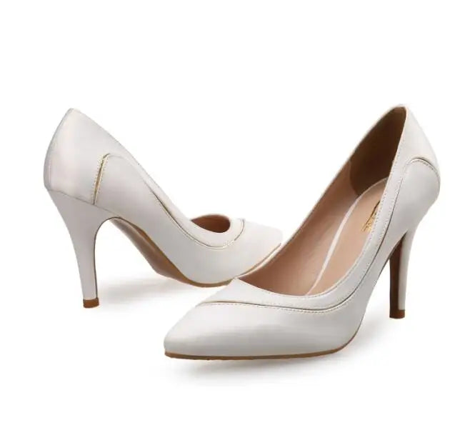Spring Ladies shoes High heels Pumps women shoes Block high shoes female