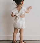 New Arrival Simple Style Soft Cotton & Linen Baby Girl Bodysuit/Baby Girl Clothes
