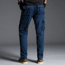 Cargo Pants for Men Black Military Pants Green Army Side Many Pockets Trousers Male