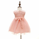Baby dresses girl pink lace flower baptism dress birthday party baby girl clothes