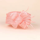 Lady Fedoras Organza Hat Female Elegant Flat Sweet Flower Hat Women Banquet Party Hat