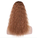 Drawstring Clips In Hairpiece Ponytail Kinky Water Curly Hair Extensions For Women