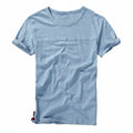 Summer t shirt men casual solid men t-shirt slim tshirt mens
