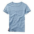 Summer t shirt men casual solid men t-shirt slim tshirt mens