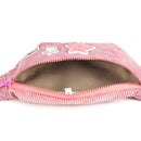 Women Waist Bag Pink Patchwork Chest Bag Girls Fanny Pack Sweet Star Waist Pack