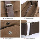 Men Messenger Bags Canvas and Leather Patchwork Big Satchel Shoulder Bags Male Laptop Briefcase Vintage Travel Handbag