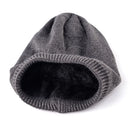 Unisex bone flash fabric hat women winter beanies men knitted wool skullies solid cap turban hats for man