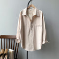 Autumn Women Cotton Blouse Long Sleeve Women Tops And Blouses Vintage Women White Shirts