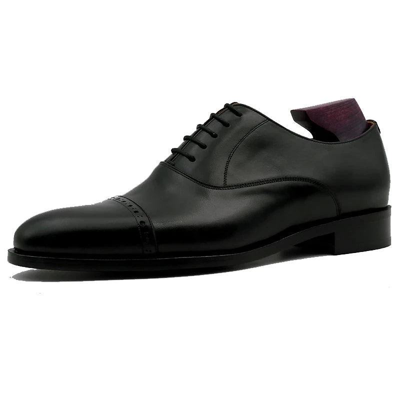 Men dress shoes leather black mens wedding men office shoe genuine calf leather outsole formal office leather handmade