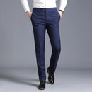 Boutique Solid Mens Casual Business Suit Pants Male Thin Trousers Groom Wedding Dress Ball Formal Suit Pants