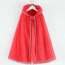 Kids Princess Hooded Cloak Flower Girl Capes Jackets Children Wedding Party Dress Up Outfits Wedding Halloween Birthday Clothes