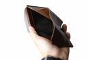Handmade Leather Square Wallet Unisex Short Pocket Wallet with Coin Pocket
