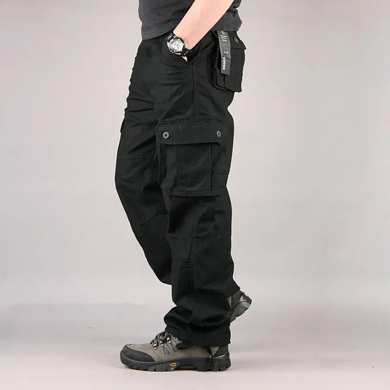 Men's Tactical Cargo Pants Army Military Outdoor Male Overalls Trousers