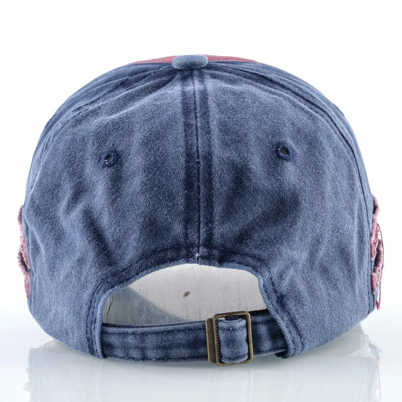Unisex snapback caps men Washed denim dad hat cotton bone embroidery Baseball Caps women's Sun visor Hip-hop hats