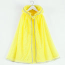 Kids Princess Hooded Cloak Flower Girl Capes Jackets Children Wedding Party Dress Up Outfits Wedding Halloween Birthday Clothes
