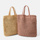 Women Tote Designer Lady Shoulder Bags Woven Wicker Handmade Summer Beach Purses